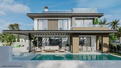 New build 3 bedroom detached villas with private pools at La Cala de Mijas