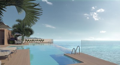 New development of luxury apartments and penthouses on the beach at Estepona