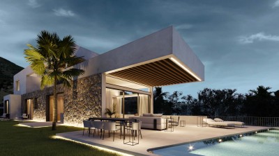 New development of 4 and 5 bedroom villas at El Higueron, Benalmadena