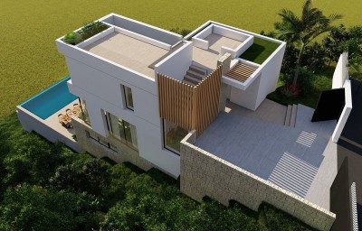 New build 4 bedroom 4.5 bathroom detached, contemporary style villa at Buenavista, Mijas