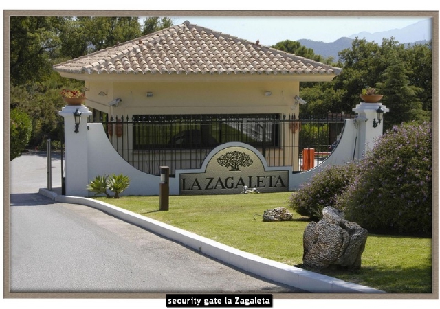 security gate la Zagaleta