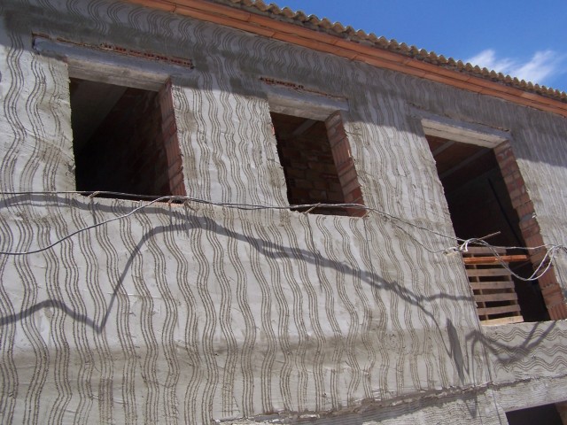 view of facade