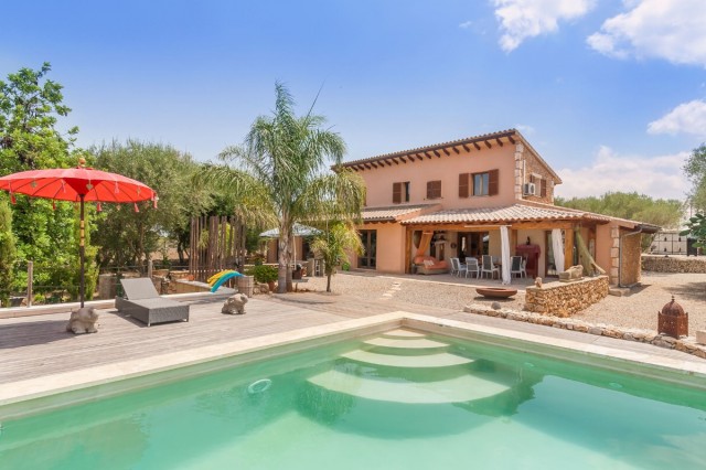 LLI50039 Stone finca with Balinese and Moroccan elements near Llubi, lovely mountain views