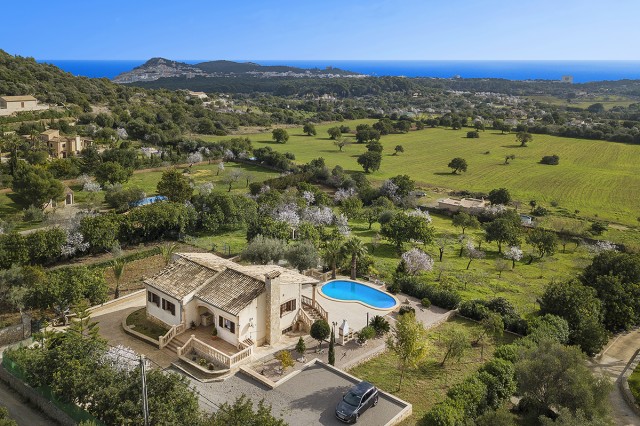 Country property with panoramic views over to the sea near Cala Ratjada and Capdepera