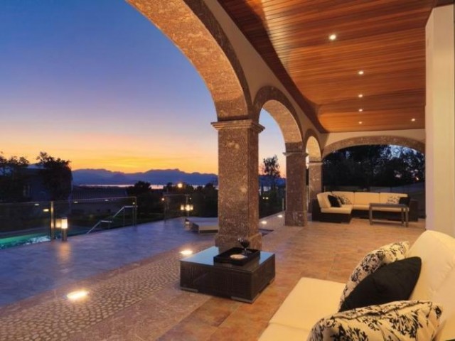 Outstanding luxury villa with private lift, sea views in exclusive Bon Aire, near Alcudia