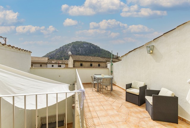 Traditional village house with views of the Puig de Maria in Pollensa