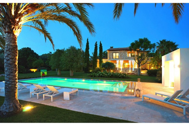 POL5995 Villa Llenaire Pollensa is  luxurious family home available for long-term rent near Pollensa