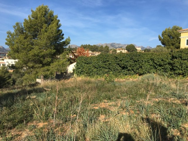 Perfectly located plot for sale in Bunyola with stunning open views till Palma