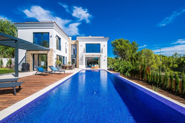 Exclusive designer villa with pool and roof terrace in Santa Ponsa