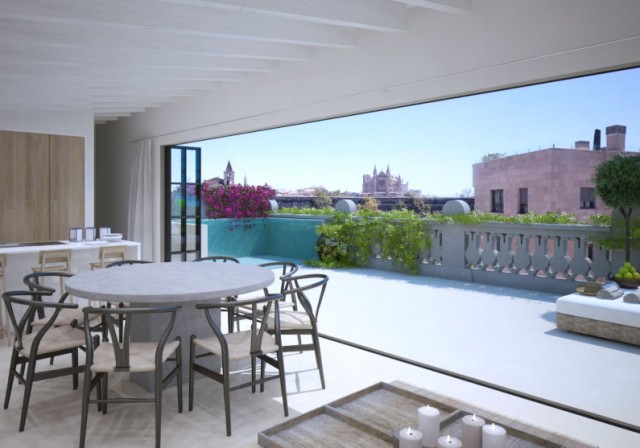 PAL11488 Finest Penthouse with private pool and terrace in Santa Catalina