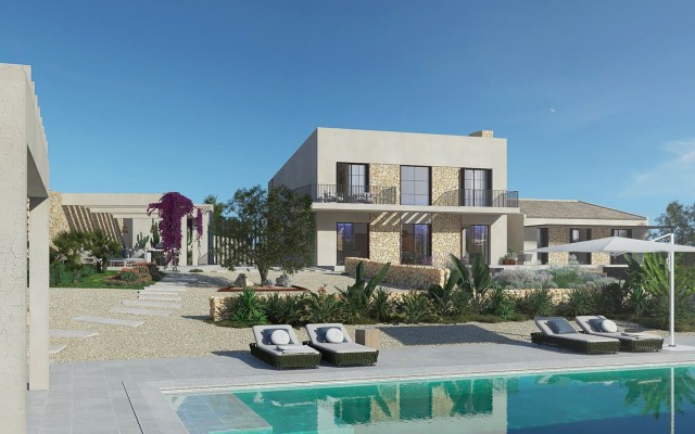 SWOSES5189 State-of-the-art country home with pool, gym, and home cinema in Ses Salines