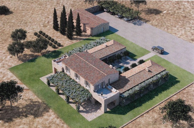 Luxury country house built to highest standards, with pool and on a large private plot in Santanyí