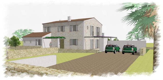 POL0561 Fantastic building plot with the license applied for in a tranquil area near Pollensa town