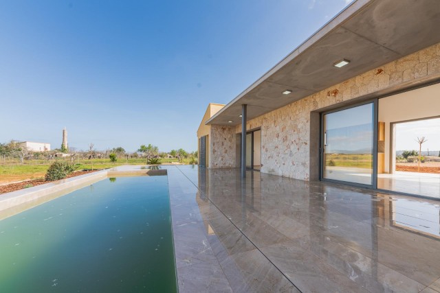 Newly built finca with pool and restored mill in a peaceful area of Llubí