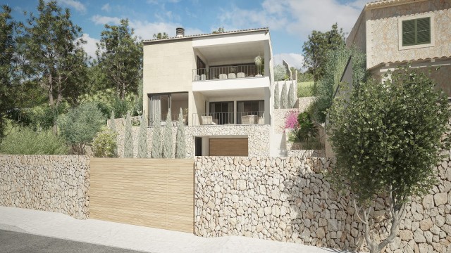 ALA20568 Stylish 3 bedroom town house with pool and open views in Alaro