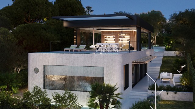 POC40781 Luxury villa on the seafront in the peaceful bay of Cala Mandia
