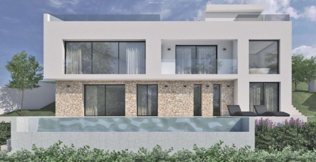 SWOCDM40770 Project for a 5 bedroom deluxe villa with pool and garage in Camp de Mar, Andratx