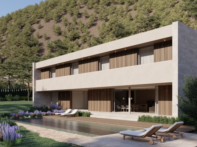 Luxurious 5 bedroom villa with mountain views near the golf course in Son Vida
