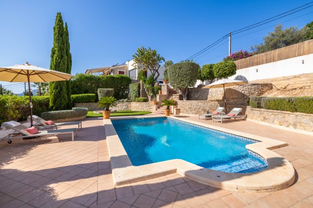 Mediterranean house with private pool, guest apartment and sea views in Calvià