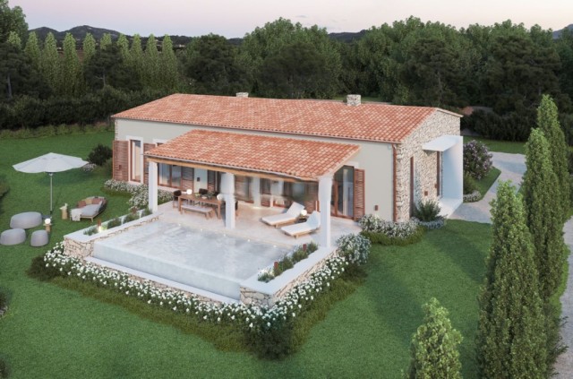 MAN52979 Self-sufficient new country villa with pool and panoramic views in Manacor