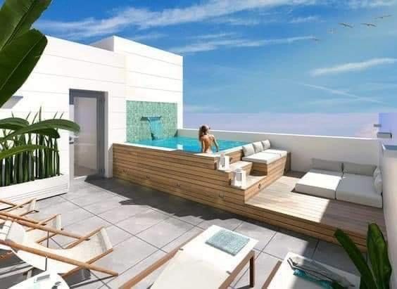 PTP12007 Modern apartment with private roof top terrace and sea views in Puerto de Pollensa