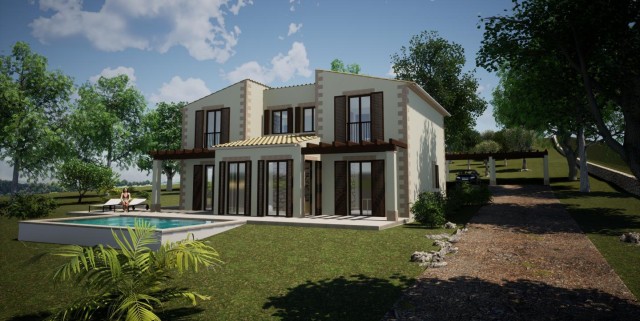 Build your own country villa in walking distance from the amenities in Muro