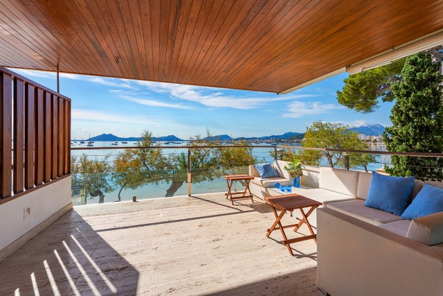 PTP11788 Frontline, first floor apartment with incredible sea views for sale Puerto Pollensa