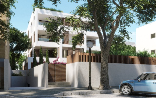 Brand new garden apartment with communal pool in Son Armadans