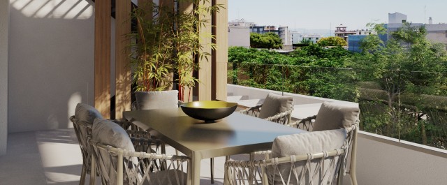 Contemporary-style apartment, close the sea in central Palma