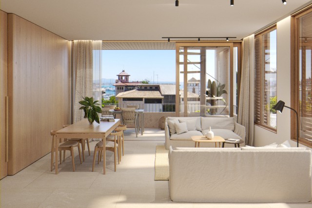Stunning apartment with covered terrace, close to the sea in Palma