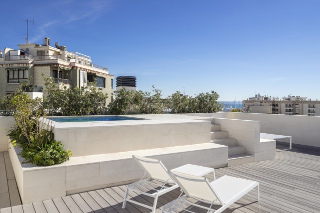 SWOPAL10239 Newly built penthouse with private pool and community pool in Palma