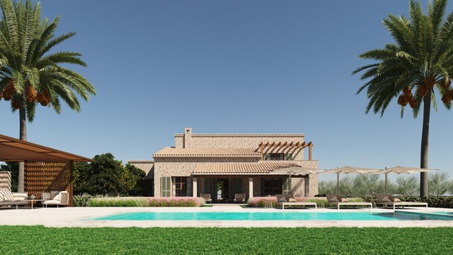 POL40590 Project to build a luxury country home between Pollensa and the port