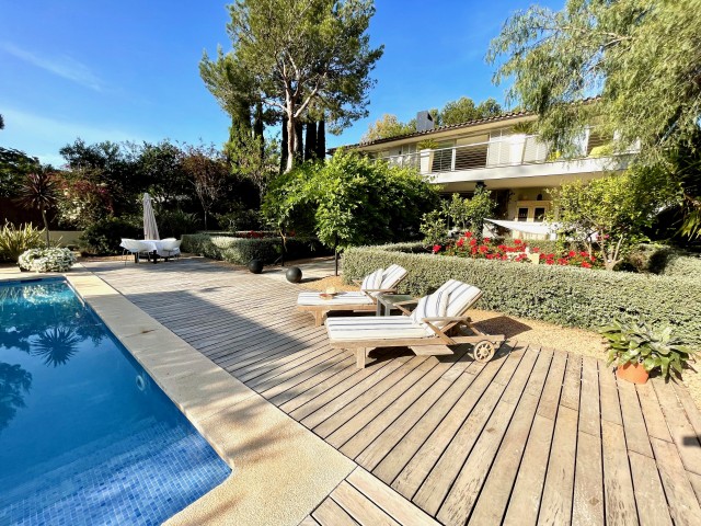 Villa with beautiful outside space in walking distance to the beach in Sol de Mallorca