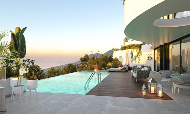 Espectacular villa en La Herradura, con vistas al mar y piscina privada.