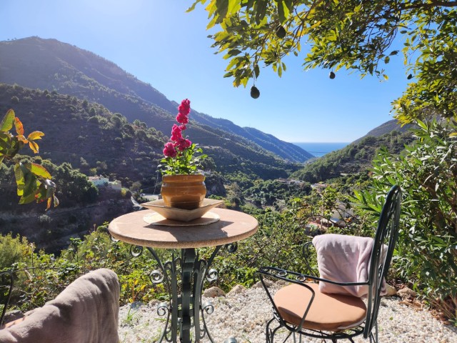 Beautiful country house in Río de la Miel-Nerja, with more than 9,000 meters of land, with a swimming pool and fruit trees.