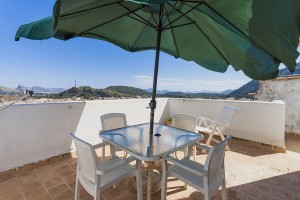 Really impressive town house for sale with outstanding views over to the bay of Pollensa