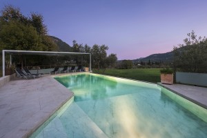 An impressive Mediterranean property with lovely mature gardens and a private pool in Pollensa