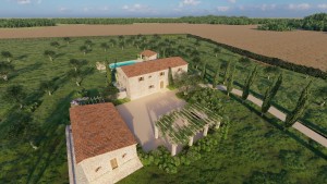 Large plot with approved project for a country villa with private pool in Campanet