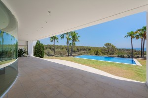 Striking, ultra-modern, 6 bedroom villa on the hillside of Sol de Mallorca