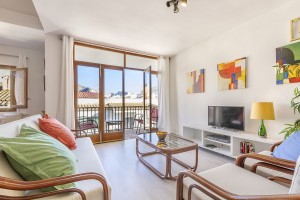 Duplex apartment with sea views just 50m from the beach in Puerto Pollensa