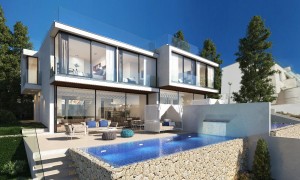 Modern four bedroom sea view villa with luxurious finishes in Alcanada, Alcudia
