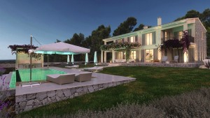 Luxury country villa with sea views to be built near Santanyi, Mallorca