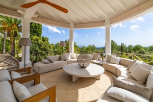 Impressive luxury villa with panoramic views across the countryside to the sea near Pollensa