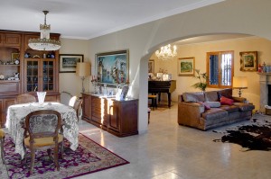 Majestic 6 bedroom villa with pool and sea views in Costa d''en Blanes