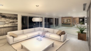 New contemporary villa with sea views in Palma Nova