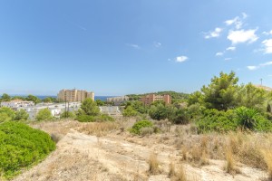 Plot with sea view for sale in Cala Vinyes
