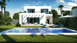 Brand new luxury villas in a peaceful location near the wonderful beach Es Trenc
