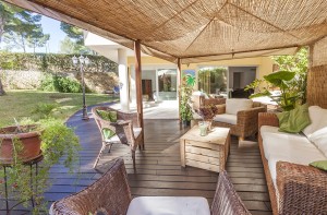 Stylish 3 bedroom apartment with private garden in Sol de Mallorca