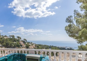 Charming villa with fantastic sea views nestled on the hills of Costa d''en Blanes