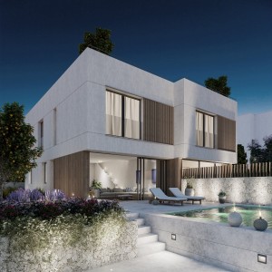Newly built semi-detached house with sea views just five minutes from Palma